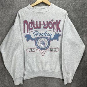 Vintage New York Rangers Hockey Sweatshirt, Retro 90s NHL NY Rangers Shirt Tee